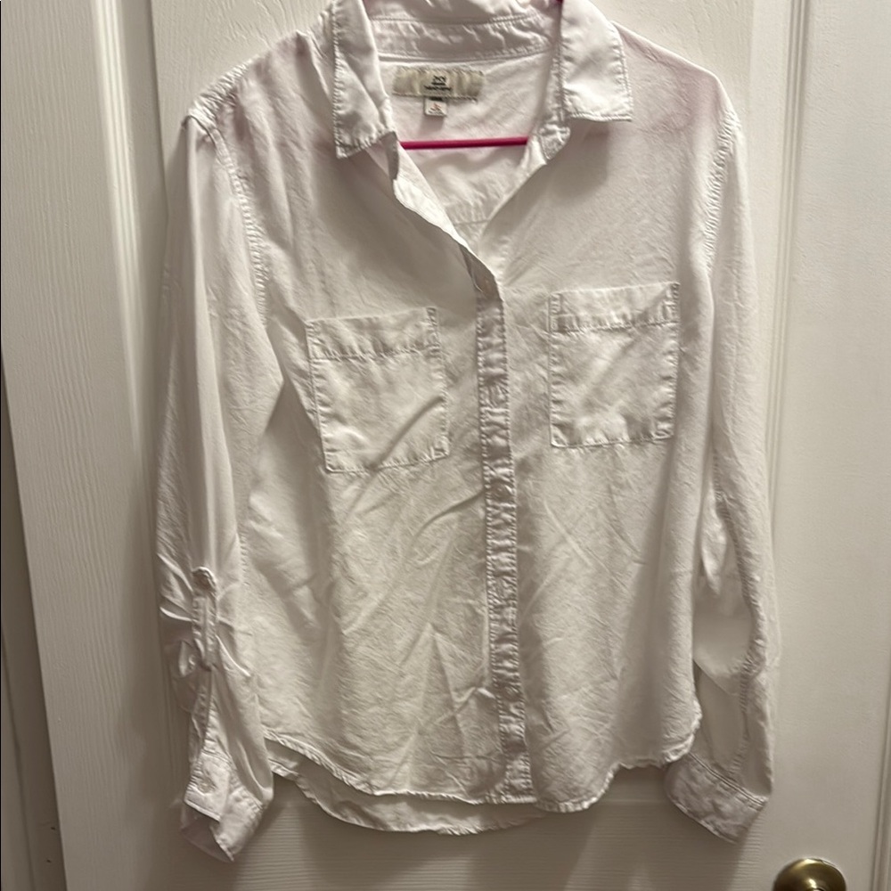 White Button-Up Shirt